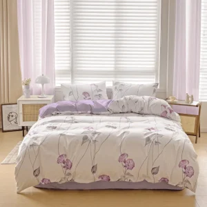 Tendido acolchado floral