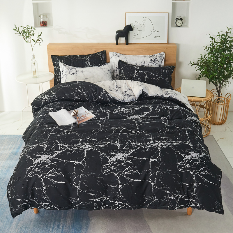 Tendido Acolchado Marmol Negro - Image 3