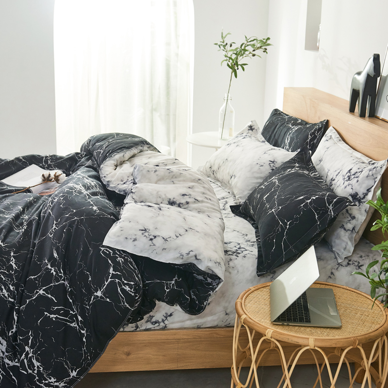 Tendido Acolchado Marmol Negro - Image 6